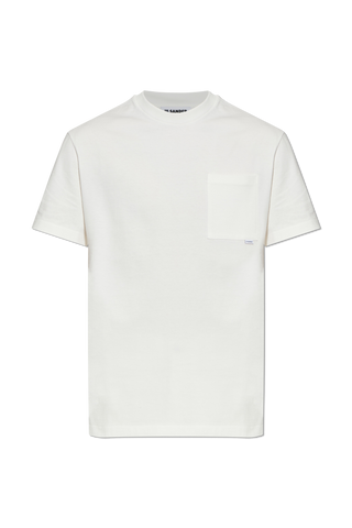 JIL SANDER WHITE T-shirt with pocket 1