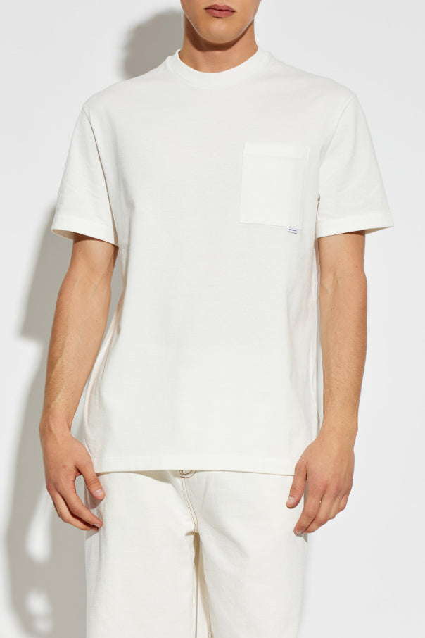 JIL SANDER WHITE T-shirt with pocket 3