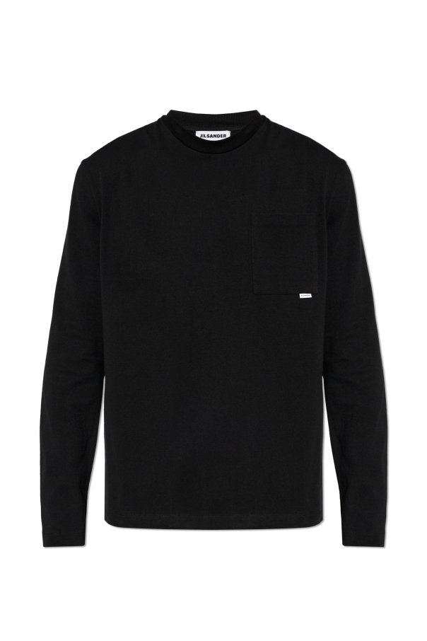 JIL SANDER BLACK Long sleeve T-shirt 1