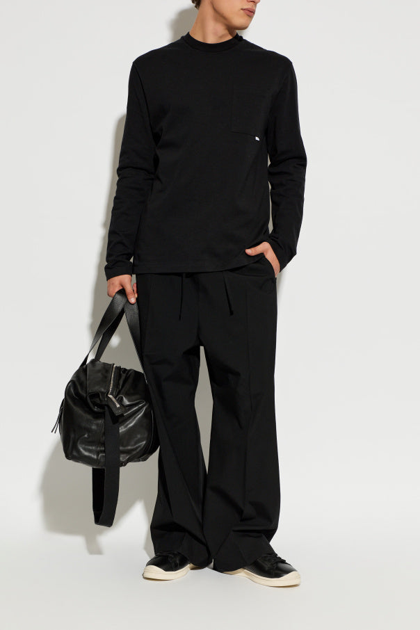 JIL SANDER BLACK Long sleeve T-shirt 2