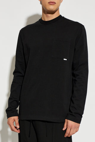 JIL SANDER BLACK Long sleeve T-shirt 3