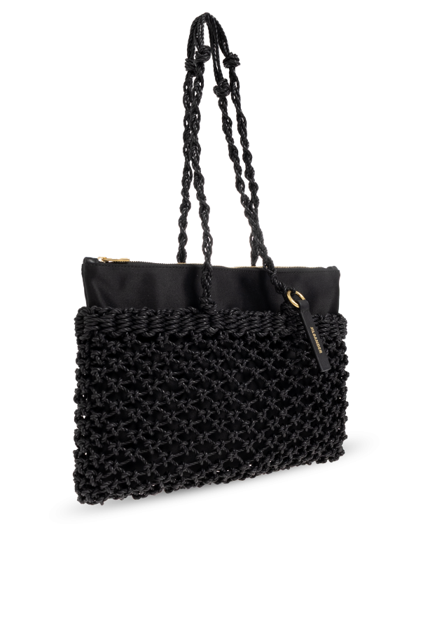 JIL SANDER BLACK Tangle bag 4