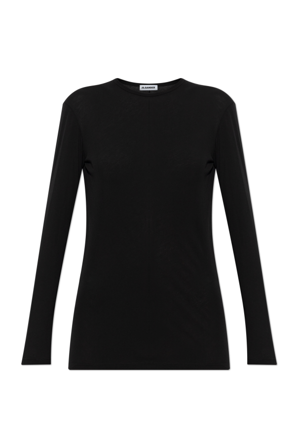 JIL SANDER BLACK Long-sleeved top 1