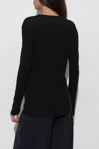 JIL SANDER BLACK Long-sleeved top 4