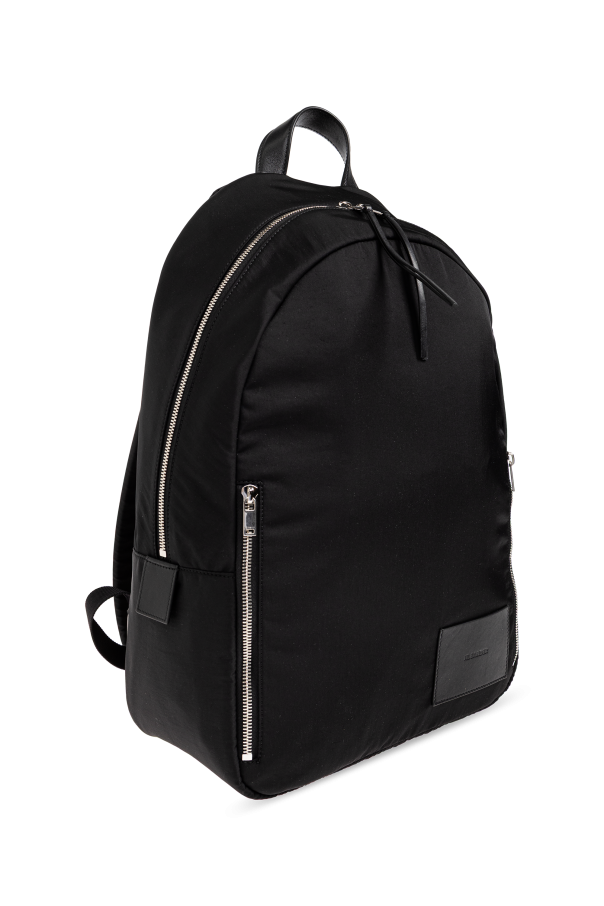JIL SANDER BLACK Urban backpack 4