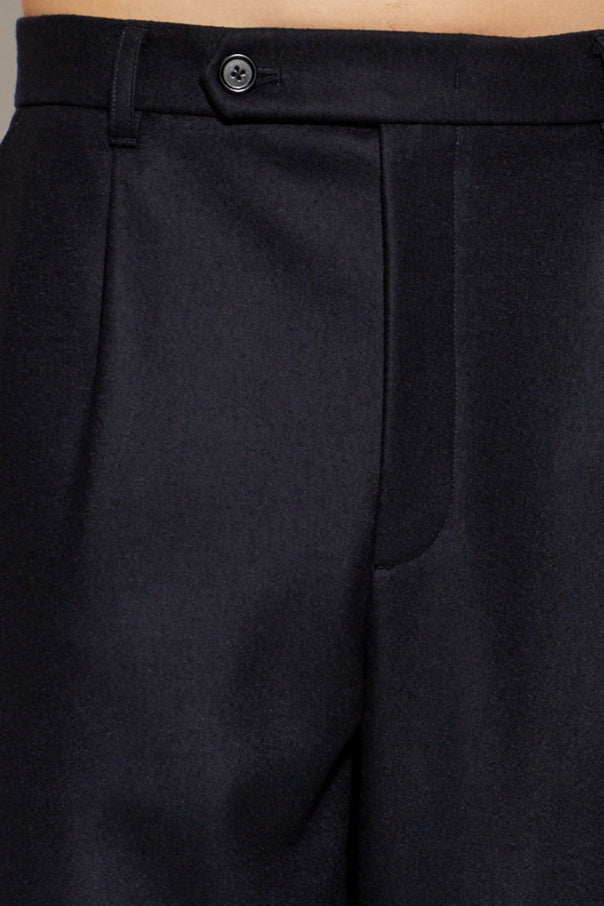 JIL SANDER NAVY BLUE Wool trousers 5