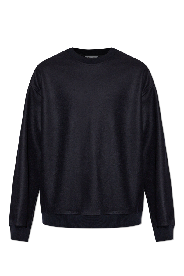 JIL SANDER BLACK Wool sweatshirt 1