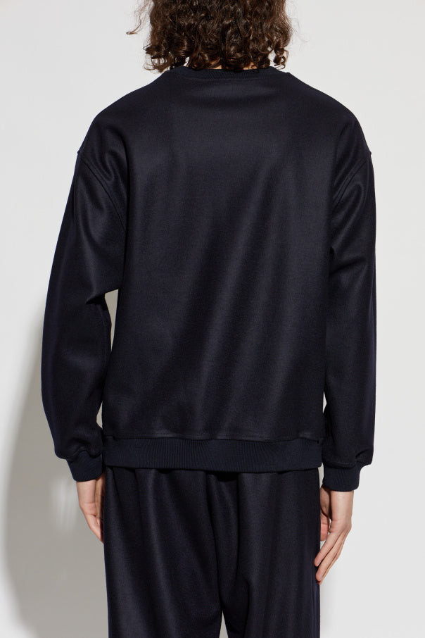 JIL SANDER BLACK Wool sweatshirt 4