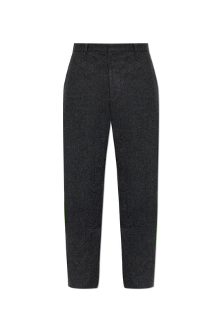 JIL SANDER GREY Wool trousers 1