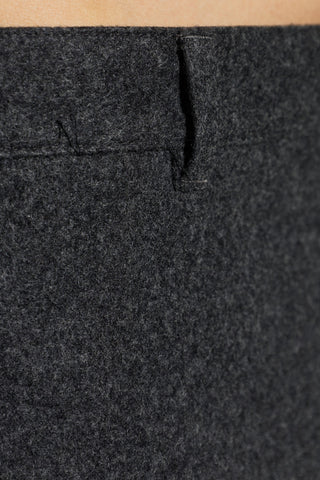 JIL SANDER GREY Wool trousers 5
