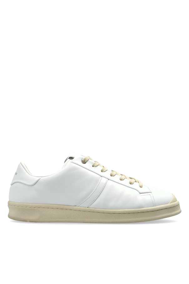 JIL SANDER WHITE Leather sports shoes 1