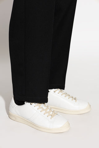 JIL SANDER WHITE Leather sports shoes 2