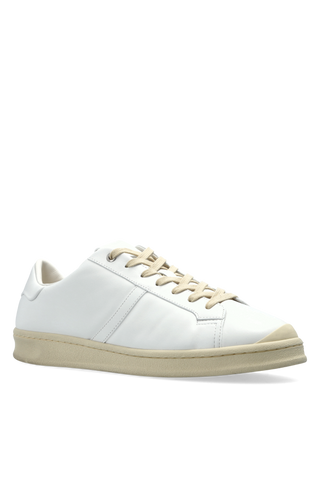 JIL SANDER WHITE Leather sports shoes 4
