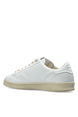 JIL SANDER WHITE Leather sports shoes 5