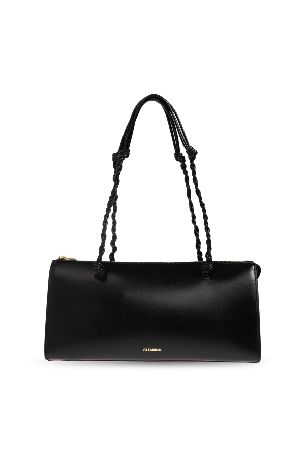 JIL SANDER BLACK Leather "Tangle" bag 1