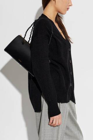 JIL SANDER BLACK Leather "Tangle" bag 2
