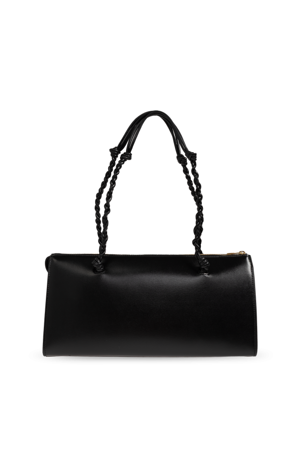 JIL SANDER BLACK Leather "Tangle" bag 3