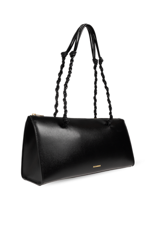 JIL SANDER BLACK Leather "Tangle" bag 4