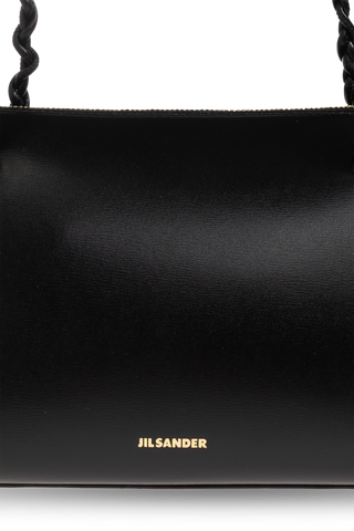 JIL SANDER BLACK Leather "Tangle" bag 6