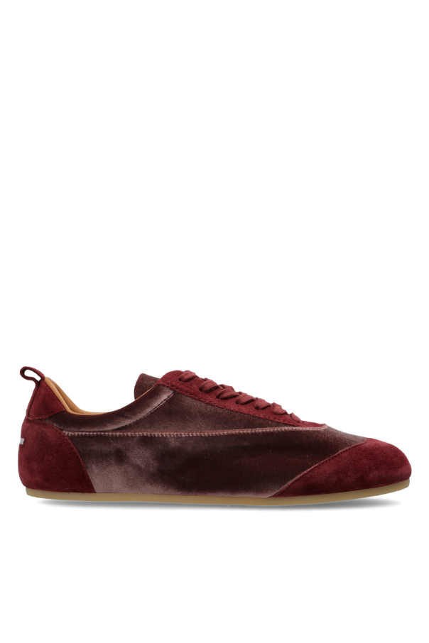 JIL SANDER BURGUNDY ‘Etage’ sports shoes 1