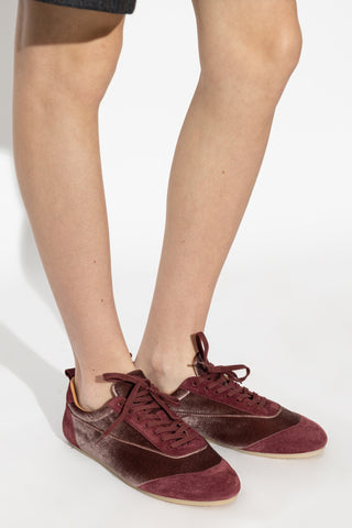 JIL SANDER BURGUNDY ‘Etage’ sports shoes 2