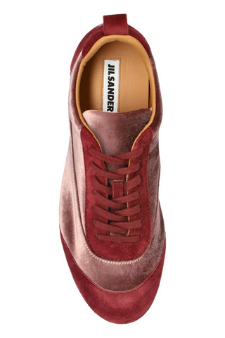 JIL SANDER BURGUNDY ‘Etage’ sports shoes 6