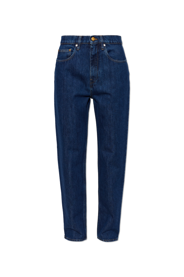 JIL SANDER NAVY BLUE Straight-leg jeans 1