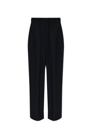 JIL SANDER BLACK Wide-leg trousers 1