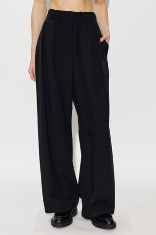 JIL SANDER BLACK Wide-leg trousers 3