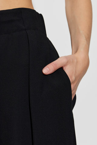 JIL SANDER BLACK Wide-leg trousers 5