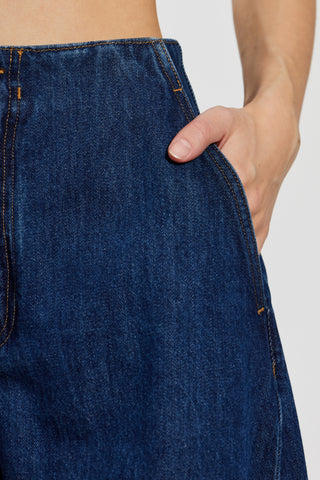 JIL SANDER NAVY BLUE Wide-leg jeans 5