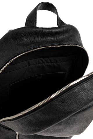 JIL SANDER BLACK Leather backpack 5
