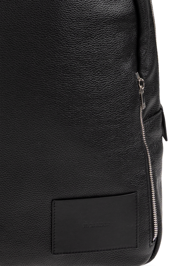 JIL SANDER BLACK Leather backpack 6