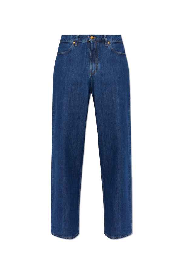 JIL SANDER BLUE Wide-leg jeans 1