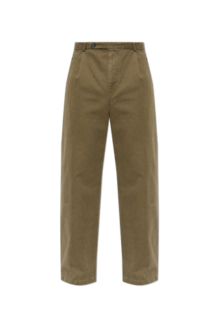 JIL SANDER GREEN Wide-leg jeans 1