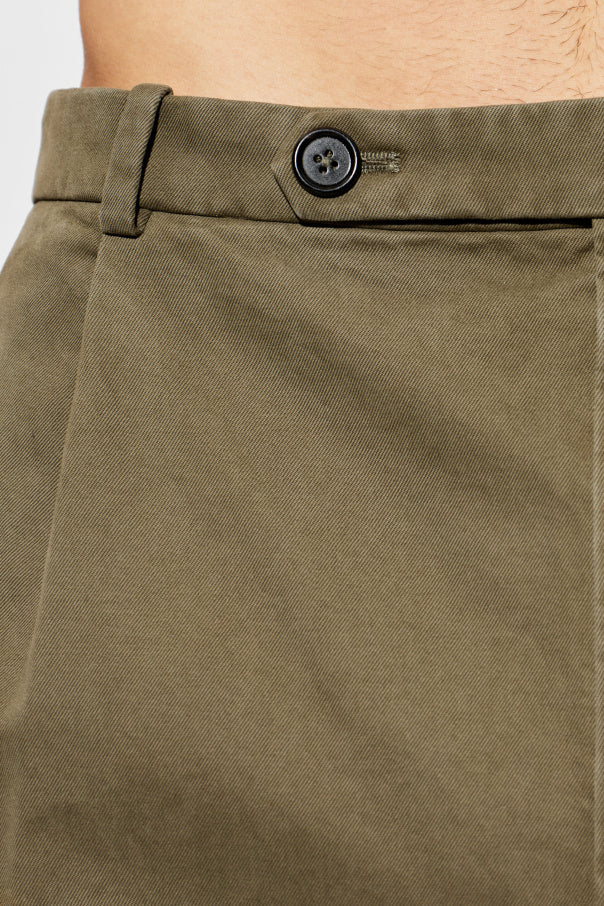 JIL SANDER GREEN Wide-leg jeans 5