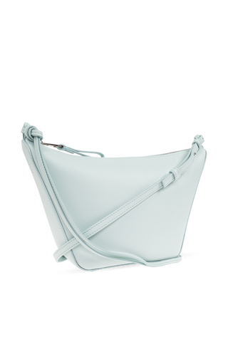 Loewe light blue Leather bag `Mini Hammock` 4
