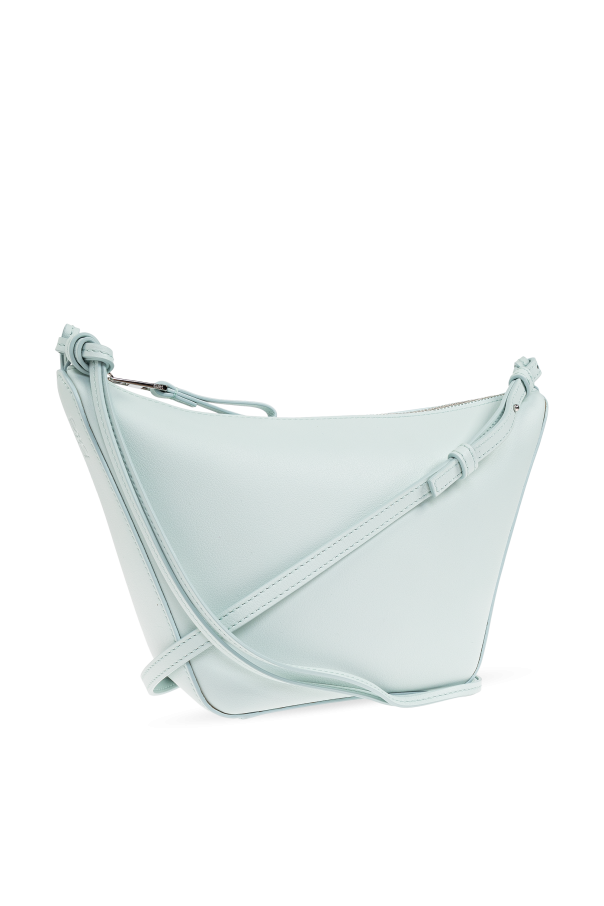 Loewe light blue Leather bag `Mini Hammock` 4