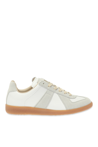 Maison Margiela WHITE Patched 'Replica' sneakers 1