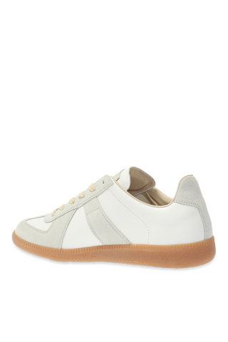 Maison Margiela WHITE Patched 'Replica' sneakers 5