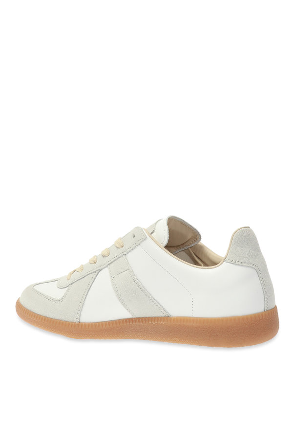 Maison Margiela WHITE Patched 'Replica' sneakers 5