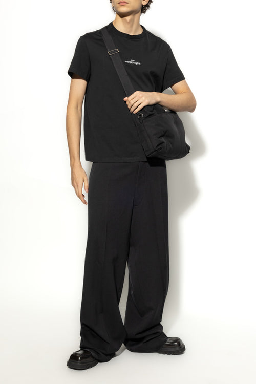 Maison Margiela BLACK T-shirt with logo 2