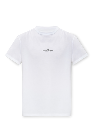 Maison Margiela WHITE T-shirt with logo 1