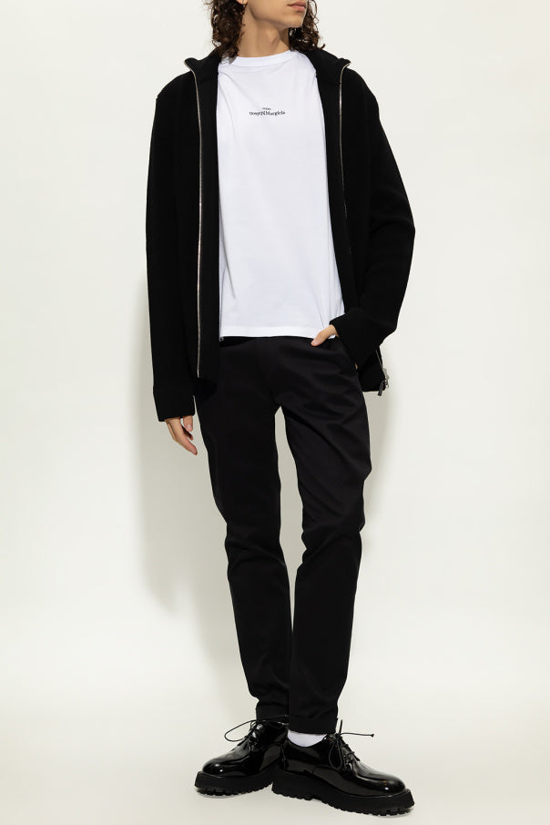 Maison Margiela WHITE T-shirt with logo 2