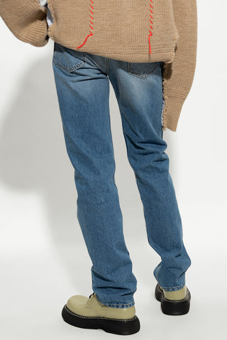 Maison Margiela BLUE Straight-cut jeans 4