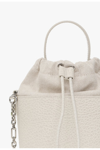 Maison Margiela cream ‘5AC Small’ shoulder bag 7