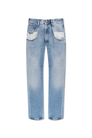 Maison Margiela BLUE Jeans with straight legs 1
