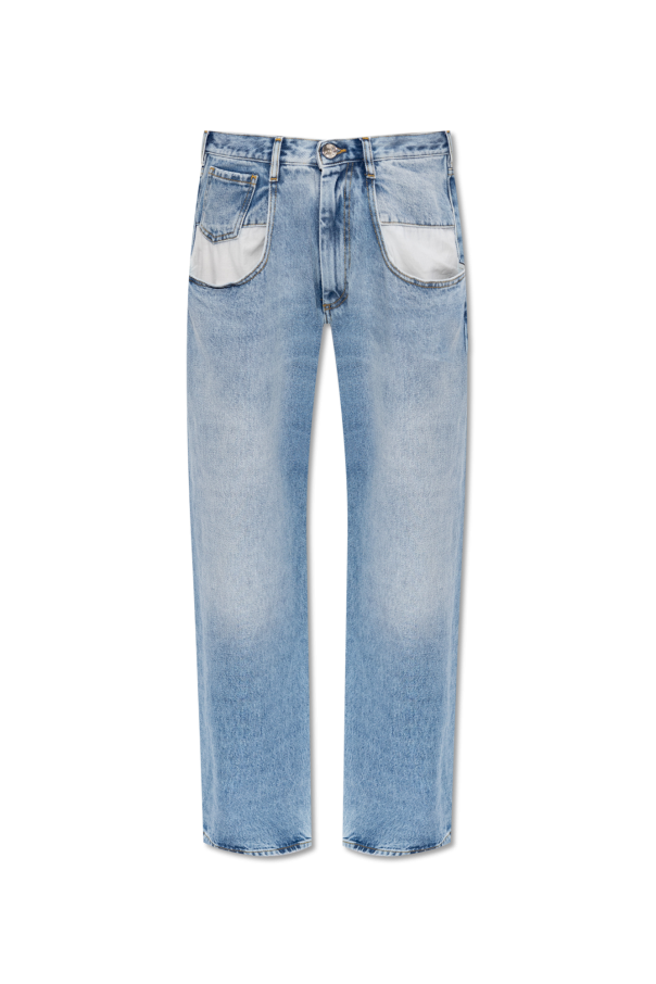 Maison Margiela BLUE Jeans with straight legs 1