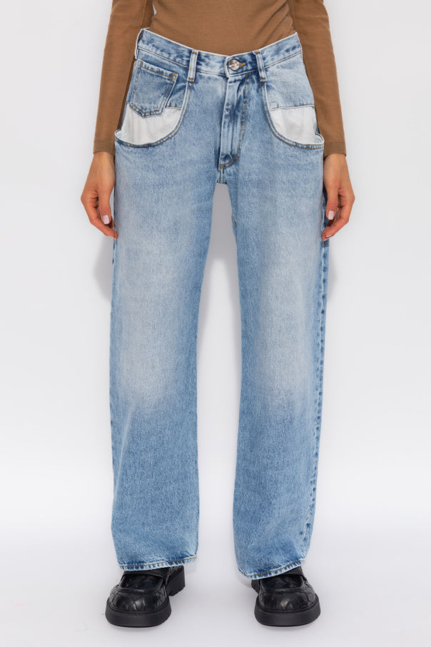 Maison Margiela BLUE Jeans with straight legs 3