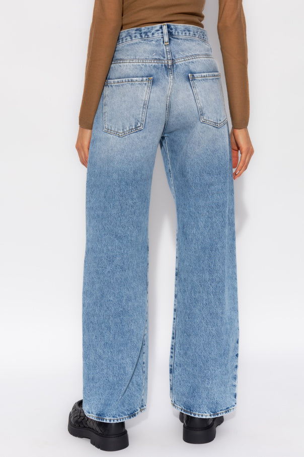 Maison Margiela BLUE Jeans with straight legs 4